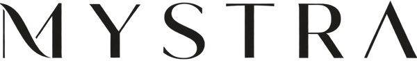 The logo for MYSTRA, featuring the brand name in a bold black serif font with the tagline 'A BETTER EVERYDAY' underneath in a smaller sans-serif font, set against a solid white background.
